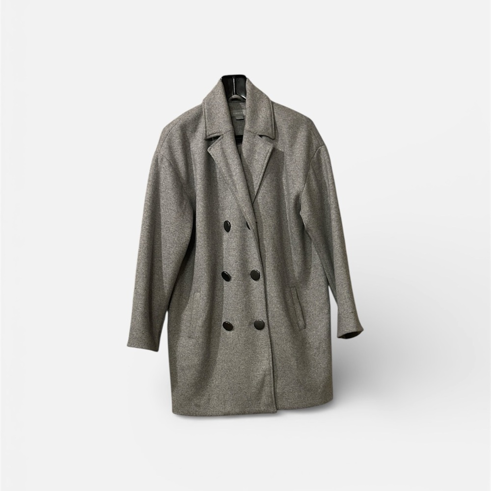 Finders Keepers Classic Gray Pea Coat